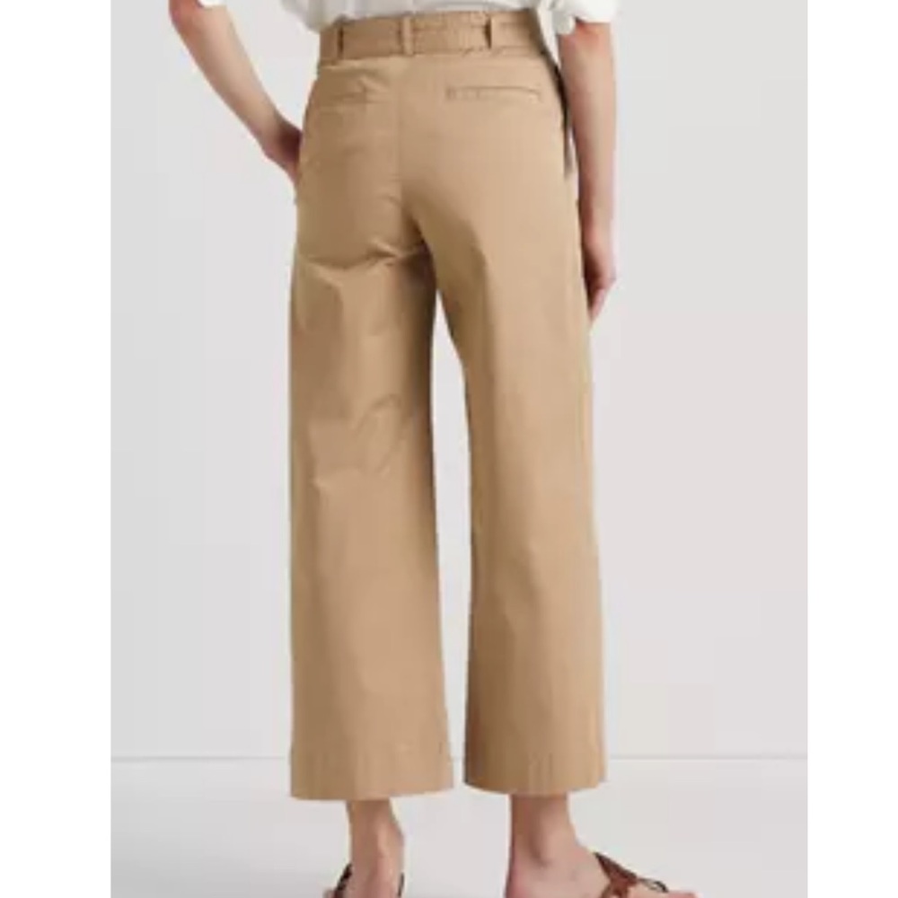 Lauren Ralph Lauren Cropped Wide Leg Pants NWT - Picture 2 of 14